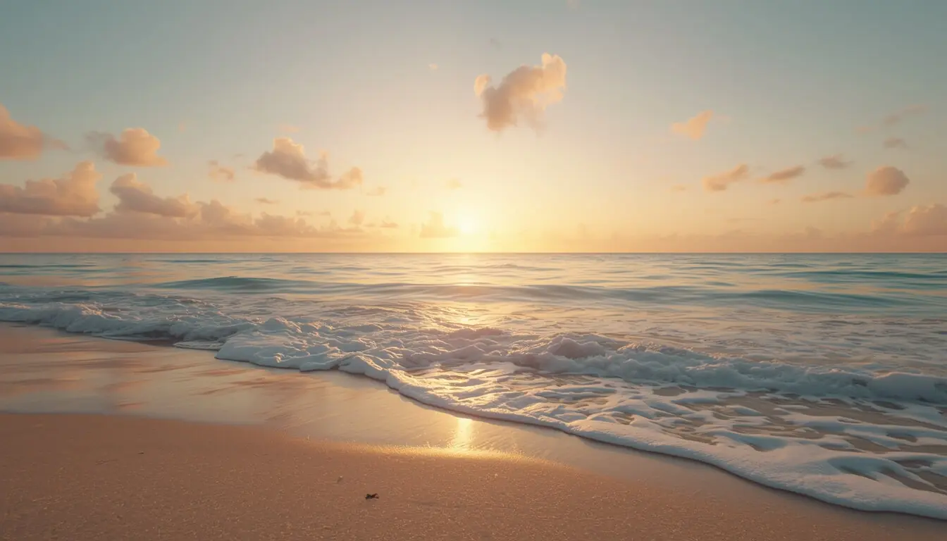 Turquoise beach water
