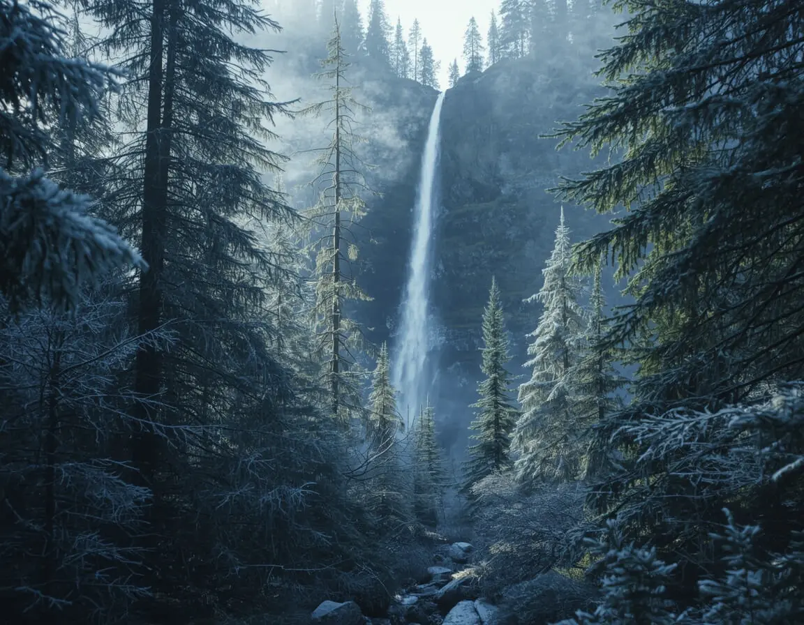 Misty valley